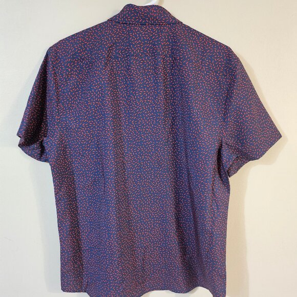 Perry Ellis Men's Slim Stretch Short Sleeve Shirt - Size M - Picture 2 of 8